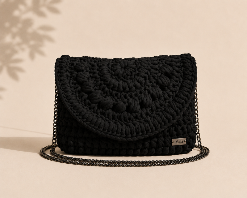 Sac Nova – Sac à rabat au crochet fait main
