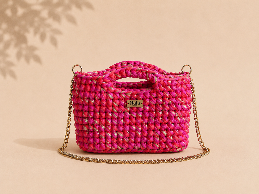 Sac Alma mini – Sac bandoulière au crochet fait main