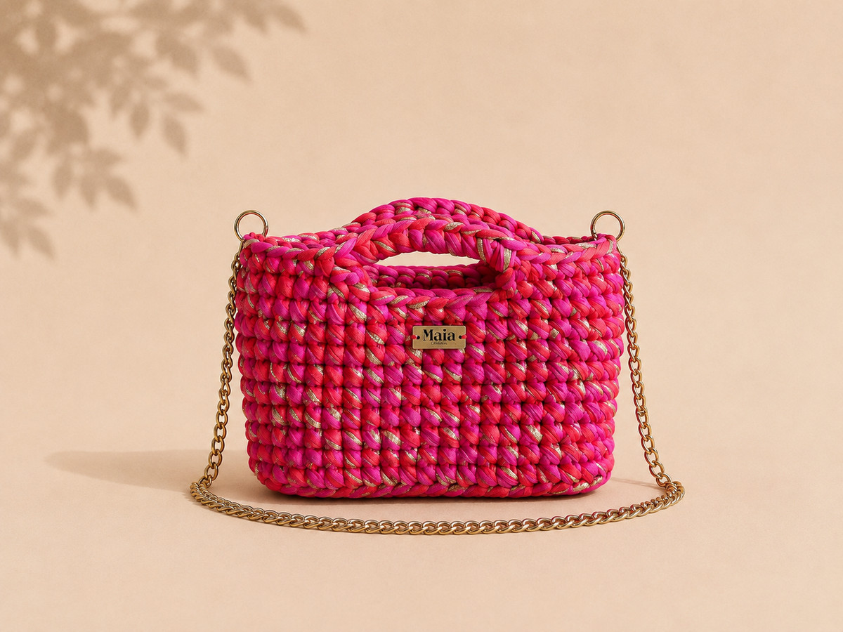 Sac Alma mini – Sac bandoulière au crochet fait main