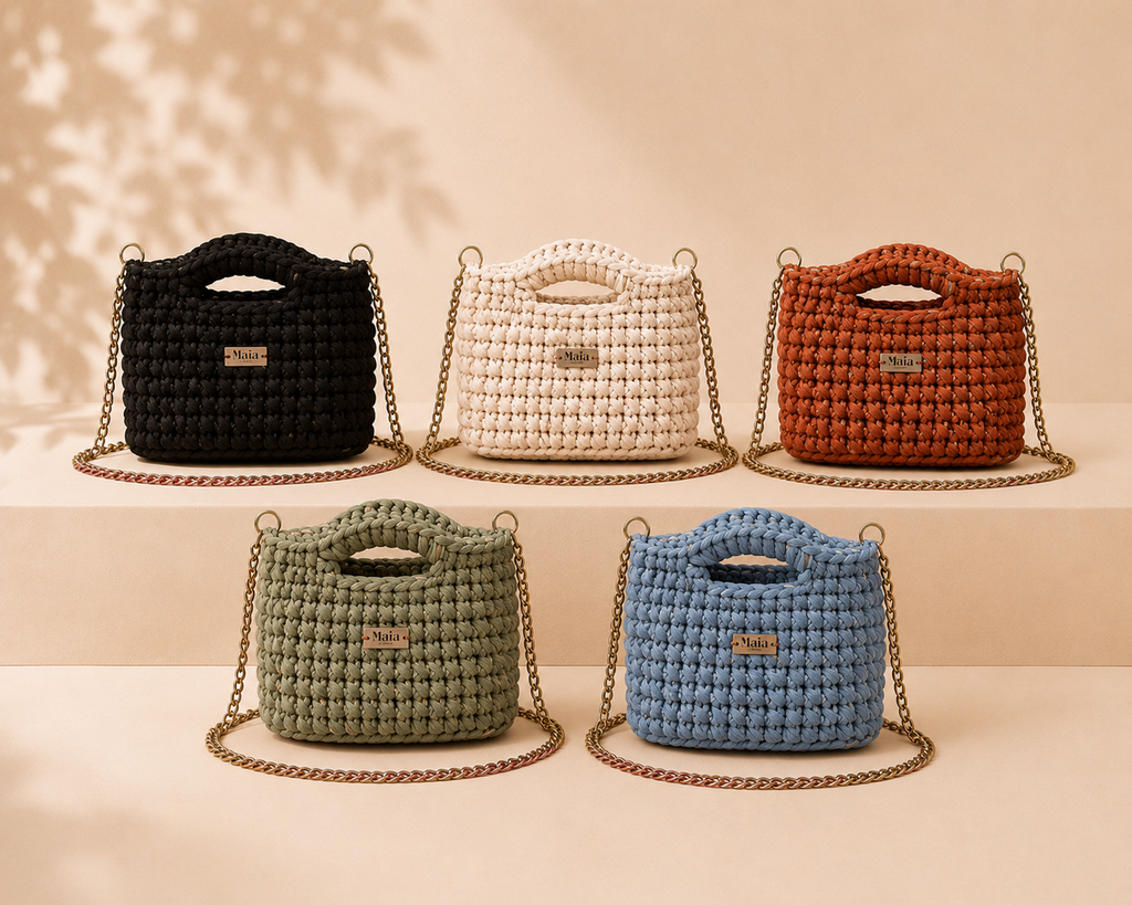 Sac Alma mini – Sac bandoulière au crochet fait main