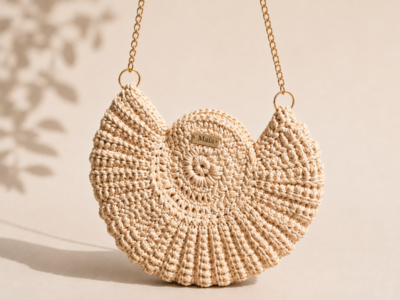 Sac Calypso – Sac coquillage au crochet fait main