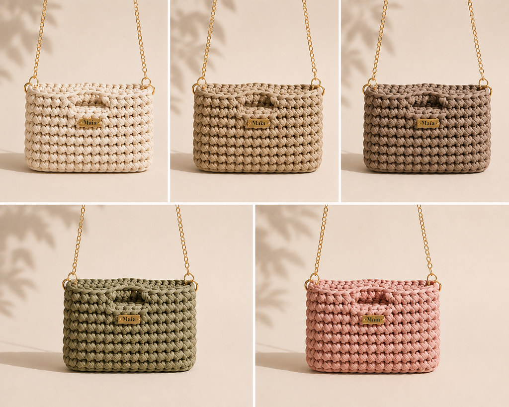 Sac Alma – Sac bandoulière au crochet fait main