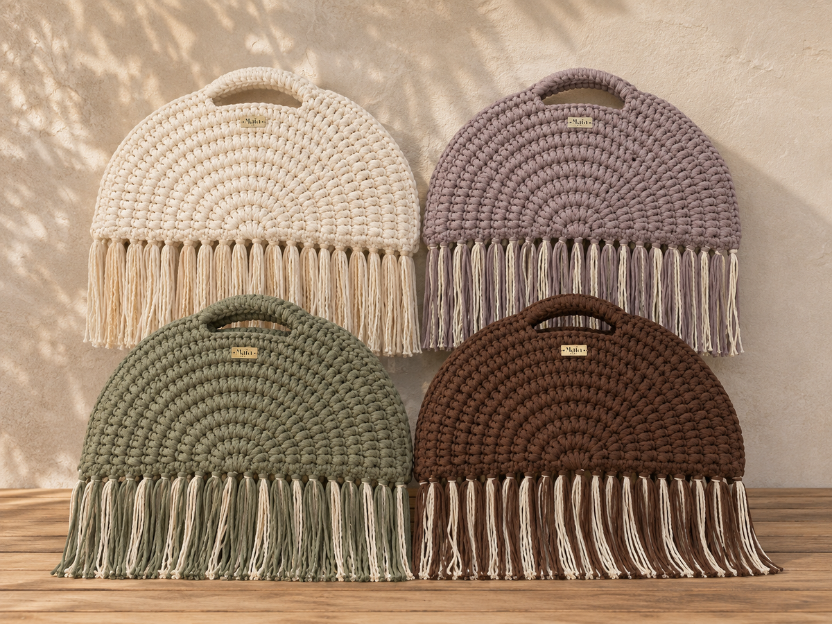 Sac Luna - Sac au crochet fait main