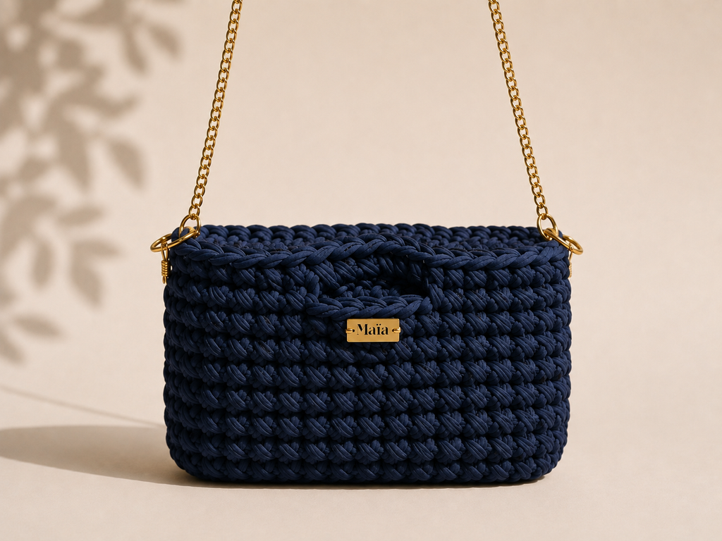 Sac Alma – Sac bandoulière au crochet fait main