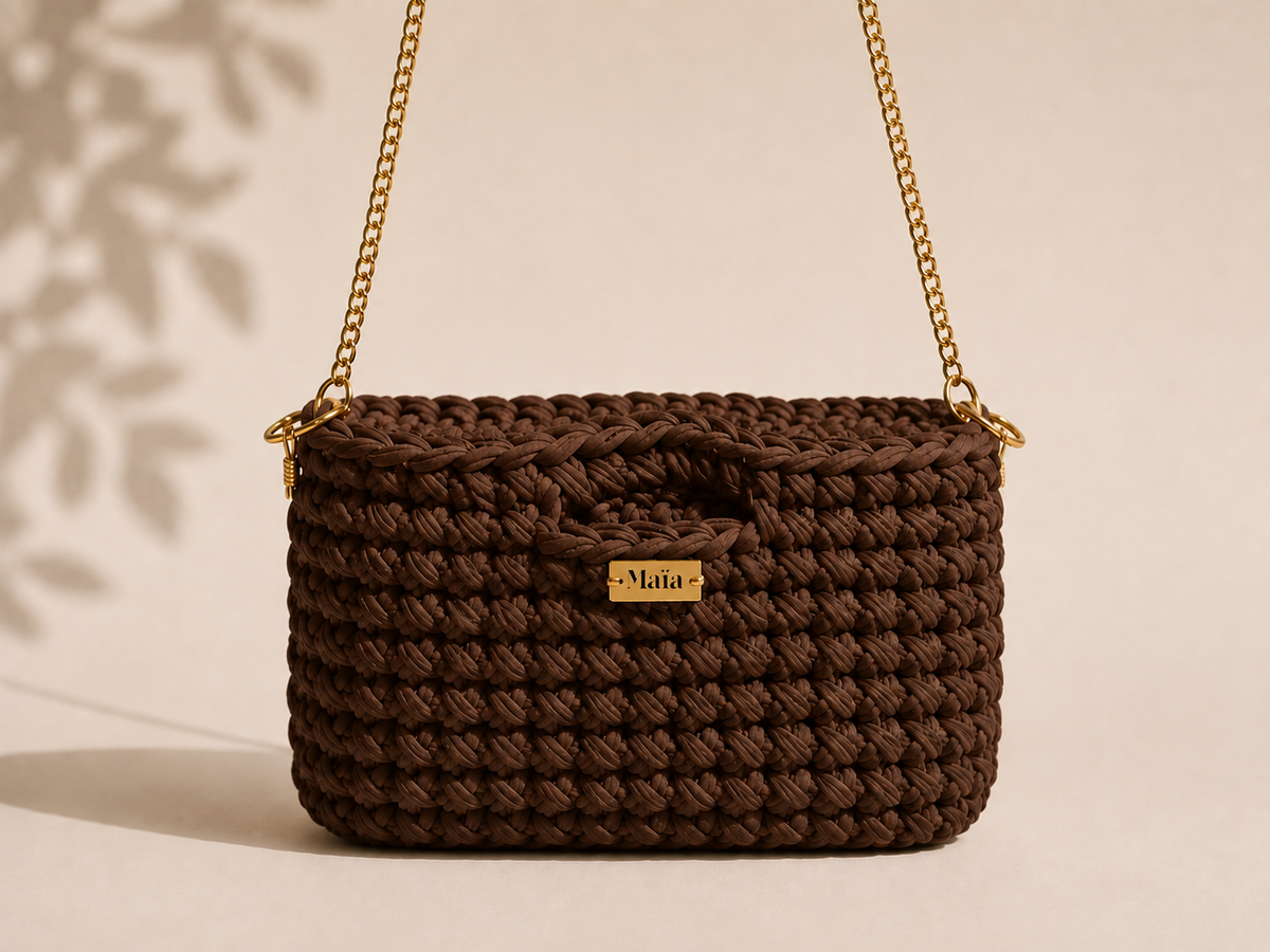 Sac Alma – Sac bandoulière au crochet fait main