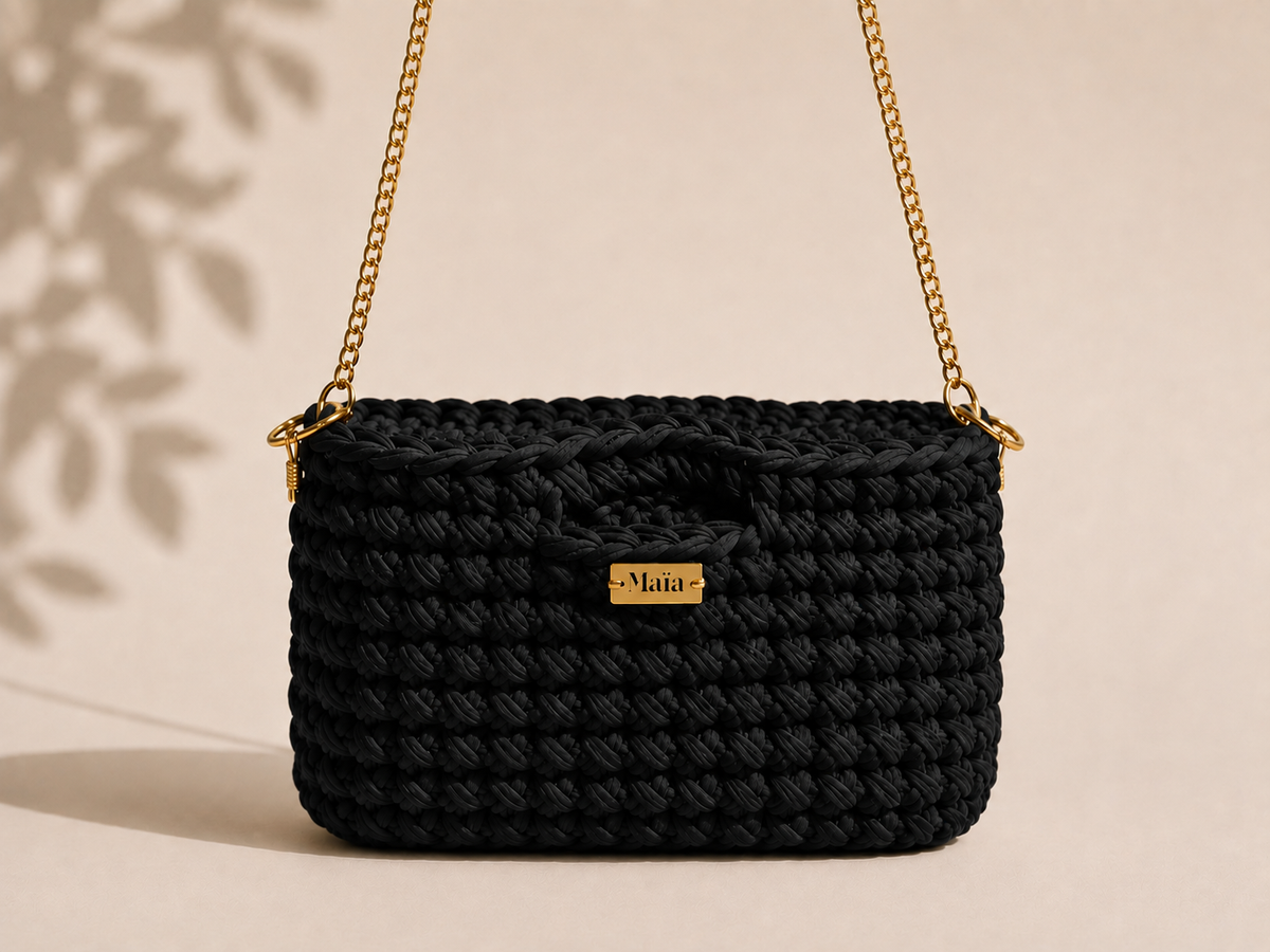 Sac Alma – Sac bandoulière au crochet fait main