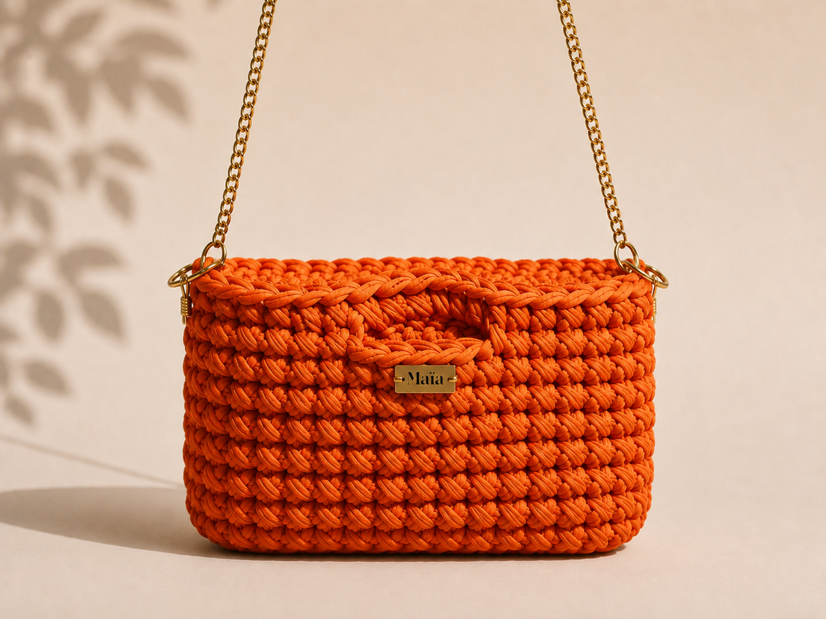 Sac Alma – Sac bandoulière au crochet fait main
