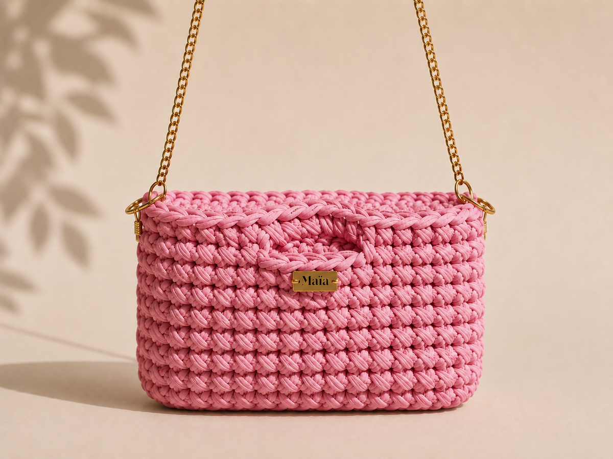 Sac Alma – Sac bandoulière au crochet fait main