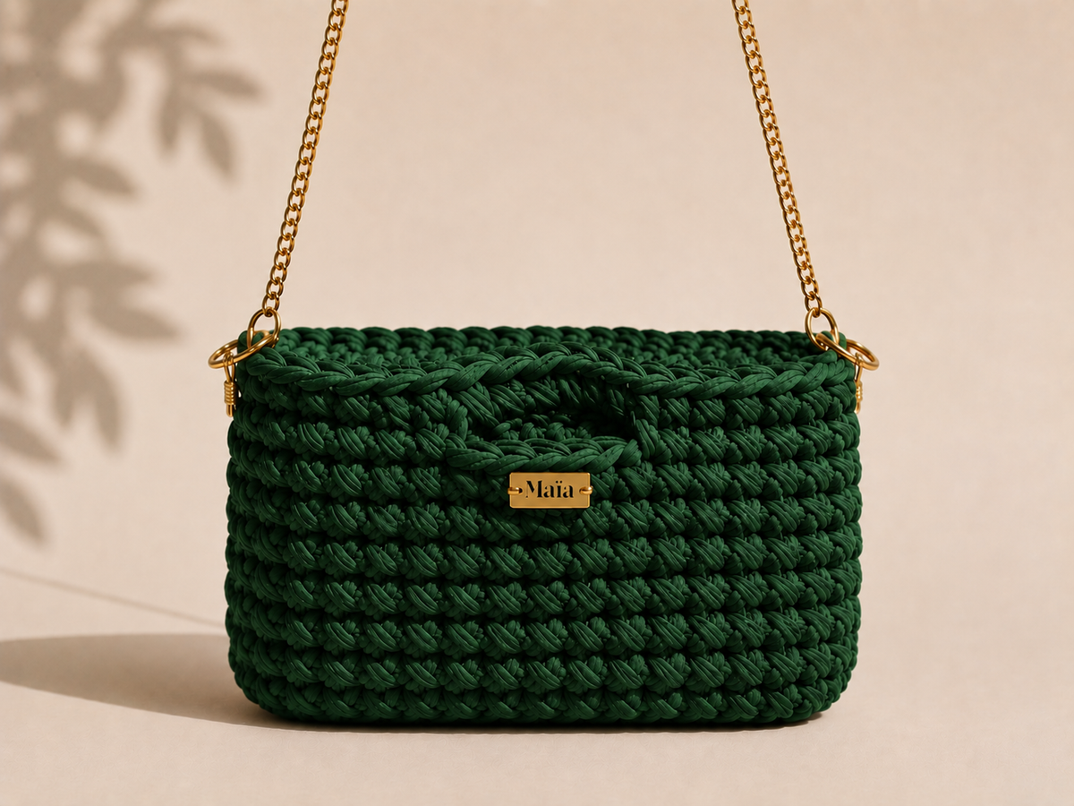 Sac Alma – Sac bandoulière au crochet fait main