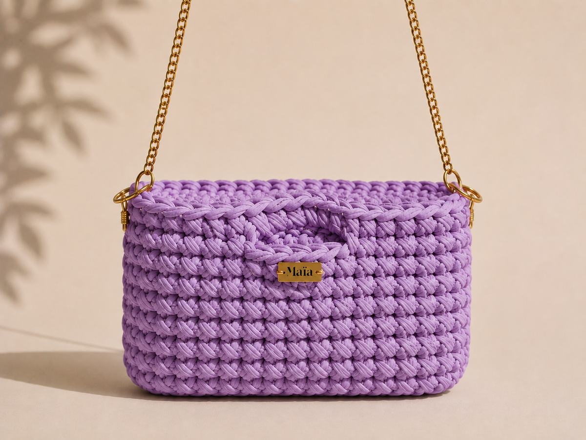 Sac Alma – Sac bandoulière au crochet fait main