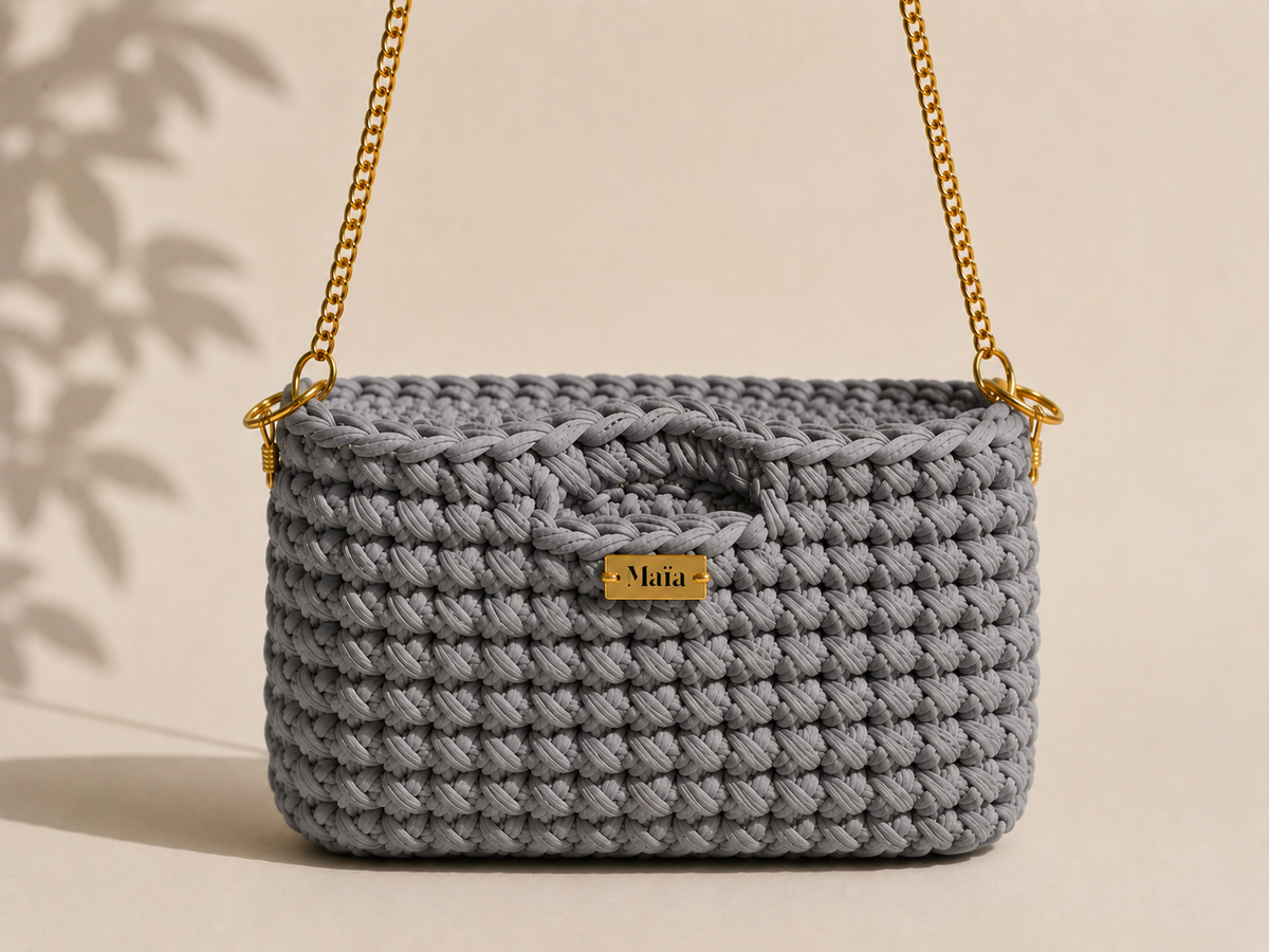 Sac Alma – Sac bandoulière au crochet fait main