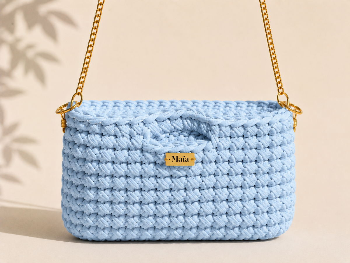 Sac Alma – Sac bandoulière au crochet fait main