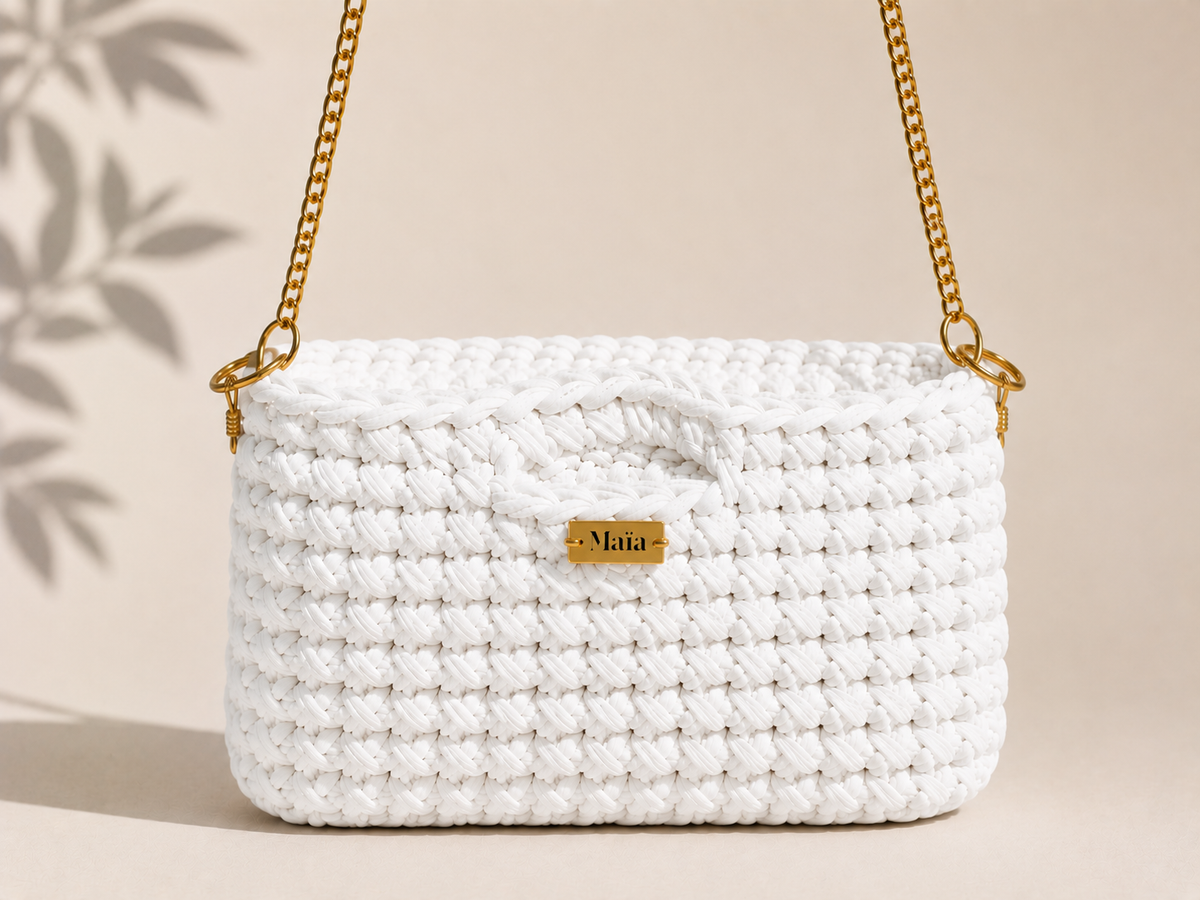 Sac Alma – Sac bandoulière au crochet fait main
