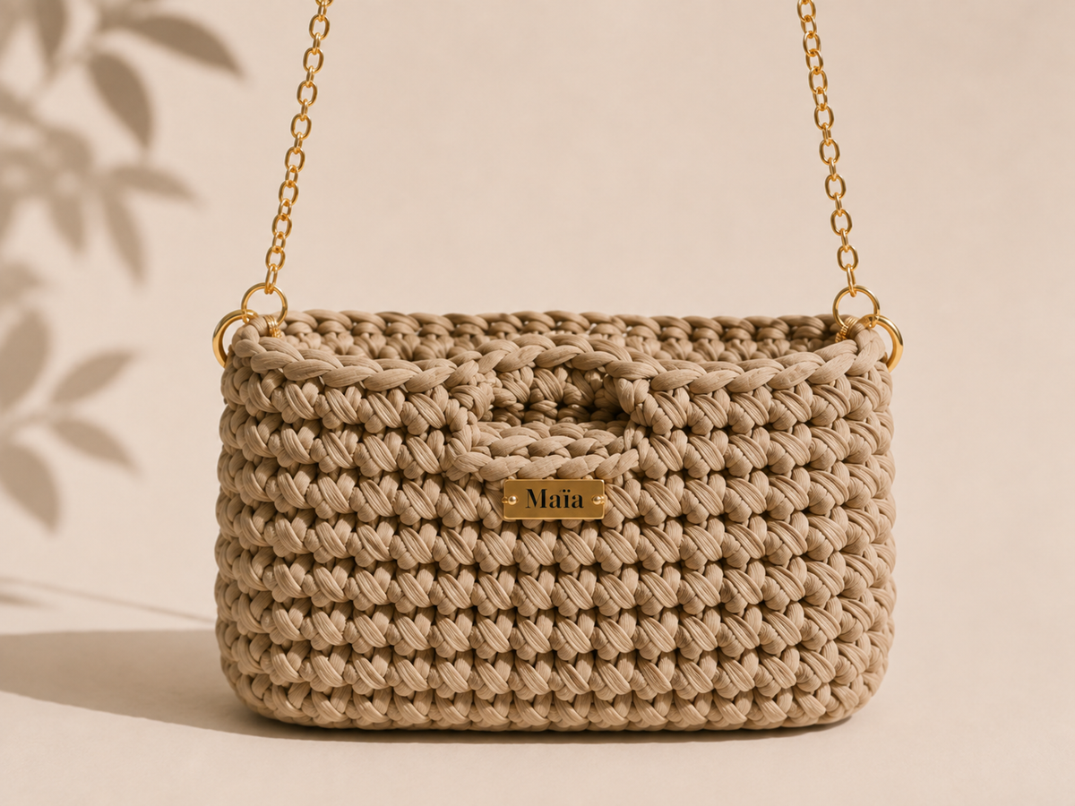 Sac Alma – Sac bandoulière au crochet fait main